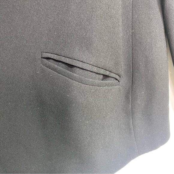 Anthropologie Cartonnier Open Shawl Collar Black Blazer XS - Picture 6 of 13